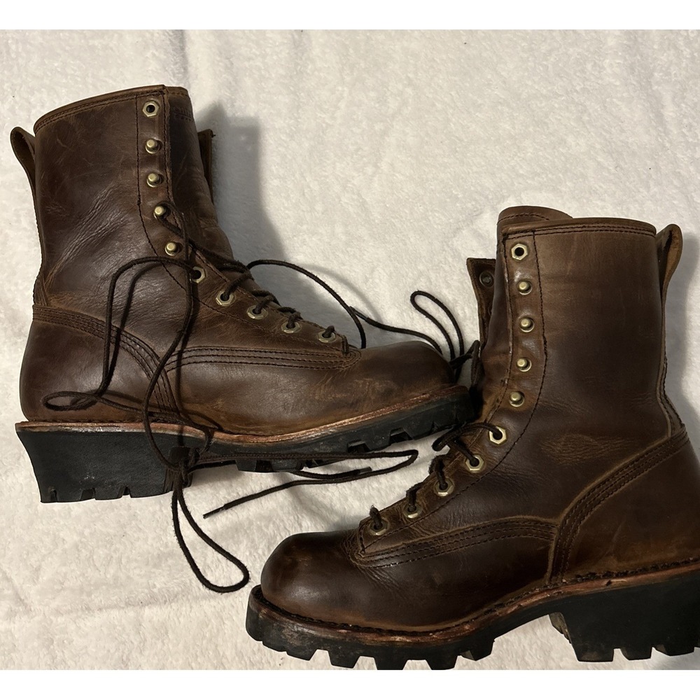 Chippewa Paladin 8" Soft Toe Waterproof Logger Boots 73100 Men's Size 9 1/2 M
